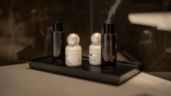 Bathroom details at the Grand Casino Hotel Liechtenstein