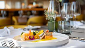 Delicious food in a modern and cozy atmosphere in the Alpin Royal Restaurant