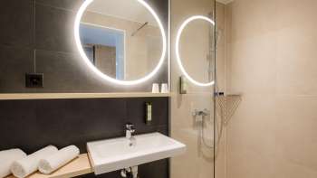 Modern bathroom at the B&B Hotel Liechtenstein-Eschen