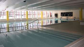 View of the pool in the Balzers indoor pool 