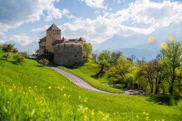 Vaduz Castle - Spring