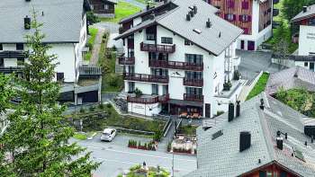 Exterior view of Haus Alpina in the mountain village of Malbun