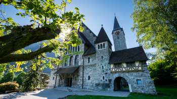 Exterior view of the parish church of St. Nicholas