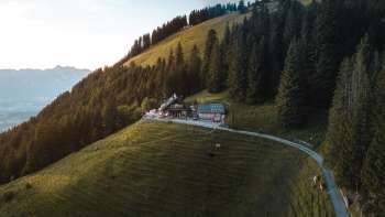 Gafadurahütte hut 1,428 meters above sea level.