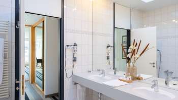 Bathroom at the Hotel Schatzmann