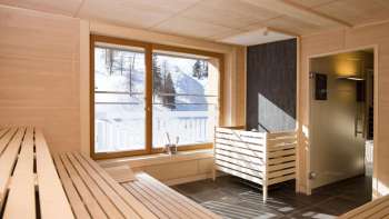 Sauna at the JUFA Hotel Malbun
