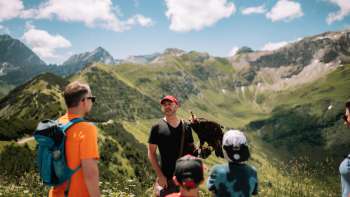 Family at the Eagle Experience