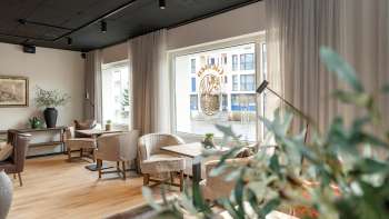 Cozy lounge area at Hotel Giessen
