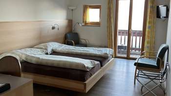 Double Room with a Balcony at the Hotel Kulm