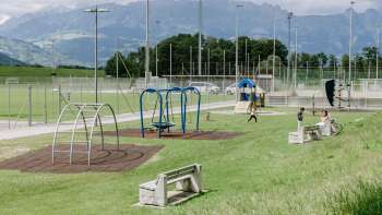 Rheinpark Stadium playground
