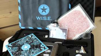 Equipment case with materials for the Outdoor Adventure Room Malbun