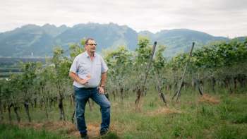 Winemaker Hubert Gstöhl