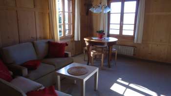 Living area holiday home Fernsicht B