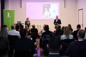 Tourism Forum 2024 at the kommod event center in Ruggell with a focus on MICE - presentation to an expert audience in Liechtenstein