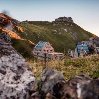 Pfälzer hut from a distance