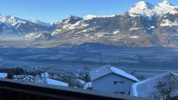 View of the Rhine Valley from the Hotel Kulm