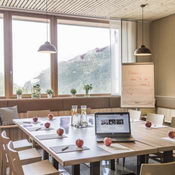 Meeting table JUFA Hotel Malbun