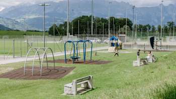 Rheinpark Stadium playground