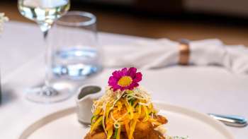 Delicious food in a modern and cozy atmosphere in the Alpin Royal Restaurant