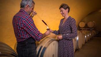 Court Winery of the Prince of Liechtenstein, tasting with Princess Marie Court Winery of the Prince of Liechtenstein, tasting with Princess Marie