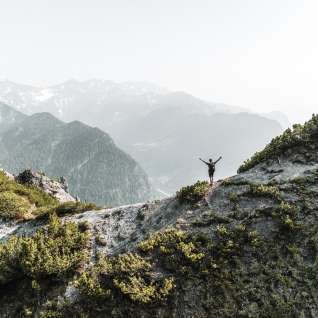 Hike on Schönberg mountain
