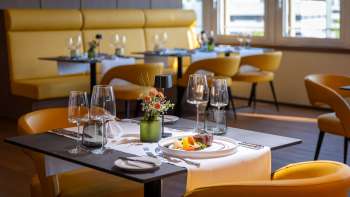 Delicious food in a modern and cozy atmosphere in the Alpin Royal Restaurant